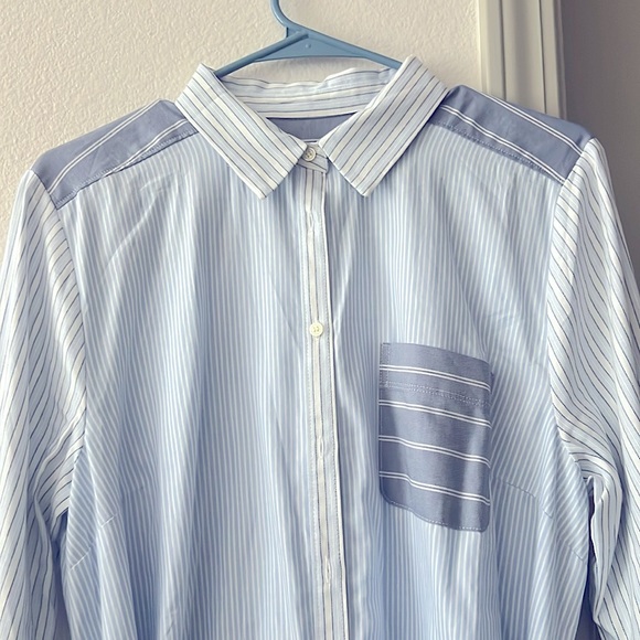 LOFT Striped Shirtdress - Picture 3 of 7